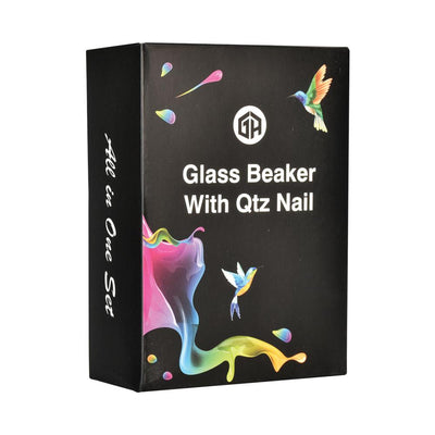 Clear Glass Mini Beaker Dab Rig - Headshop.com
