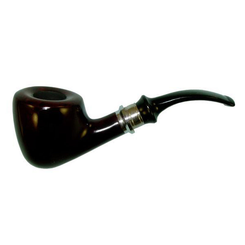 Pulsar Shire Pipes Half Bent Dublin Cherry Wood Tobacco Pipe - 5.5" - Headshop.com