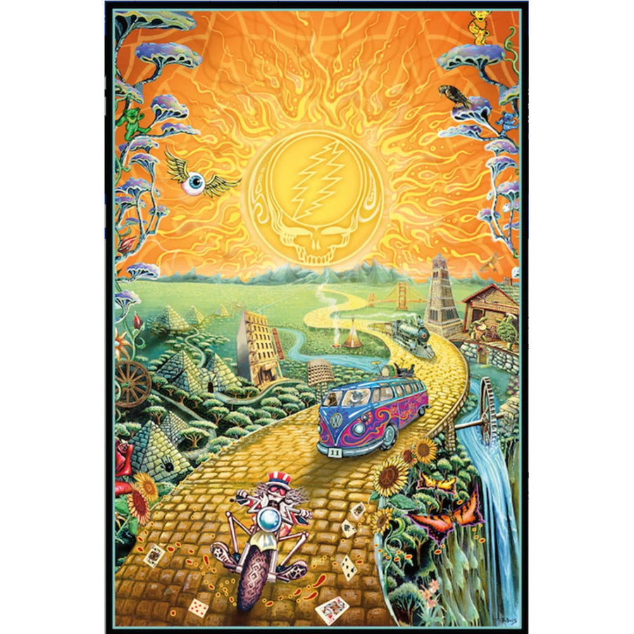 Skeleton Chopper & Bus SYF Poster - Headshop.com