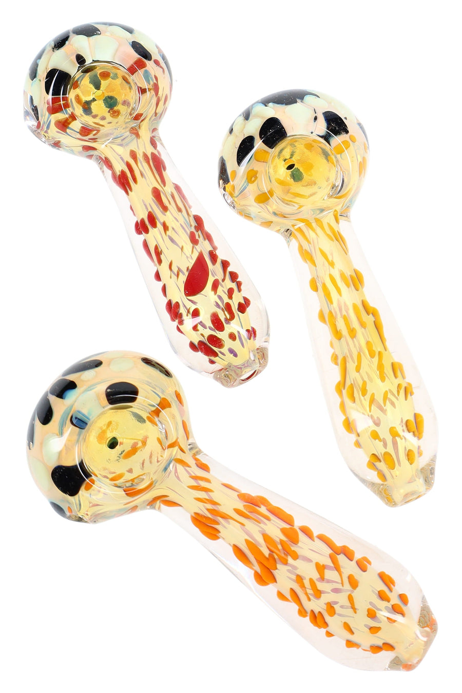 4″ Color-Changing Neon Dot Spoon Pipe - Headshop.com