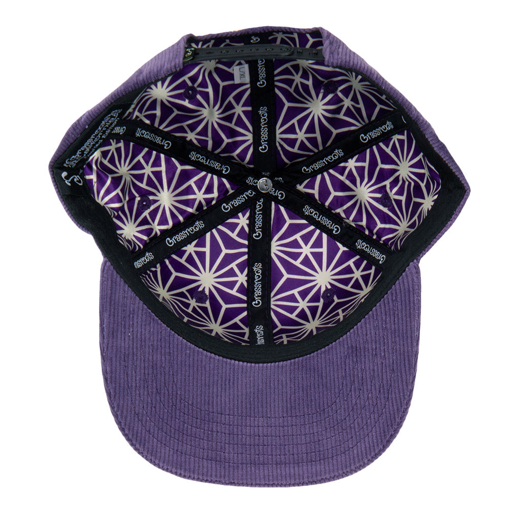 Grassroots Royal Roots Corduroy Snapback Hat - Headshop.com