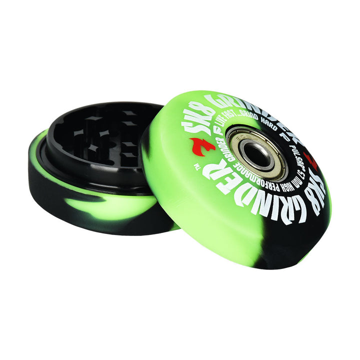 Pulsar SK8 Grinder | 3pc | 2.2"| Swirl Colors | 6pc Display - Headshop.com