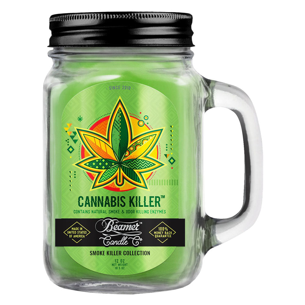 Beamer Candle Co. Mason Jar Candle | Cannabis Killer - Headshop.com