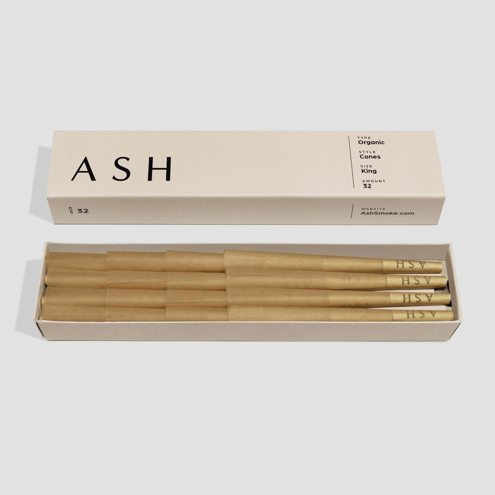 ASH Pre-rolled Cones | Organic | 32 count | Box - Headshop.com