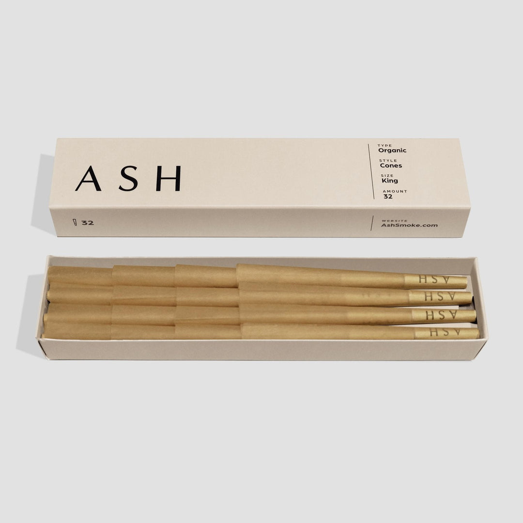 ASH Pre-rolled Cones | Organic | 32 count | Box - Headshop.com