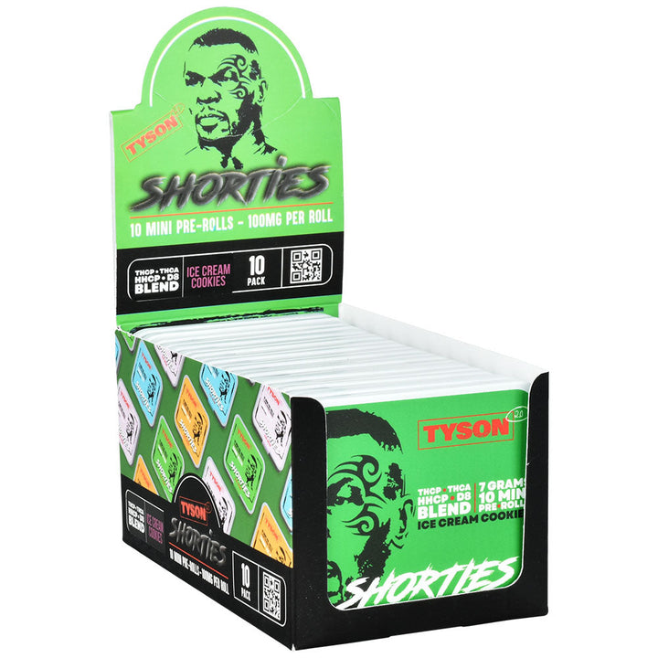 TYSON 2.0 Shorties D8 Mini Pre-Rolls | 7g | 10pk | 10pc Display - Headshop.com