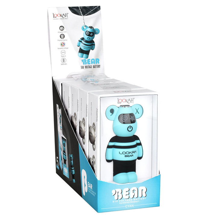 Lookah Bear 510 Battery | 500mAh | 5pc Display - Headshop.com