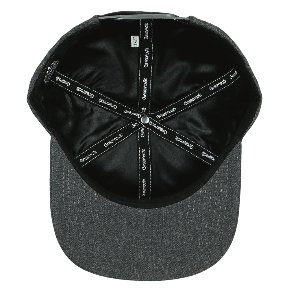 Grassroots Touch of Class Grey Snapback Hat - Headshop.com