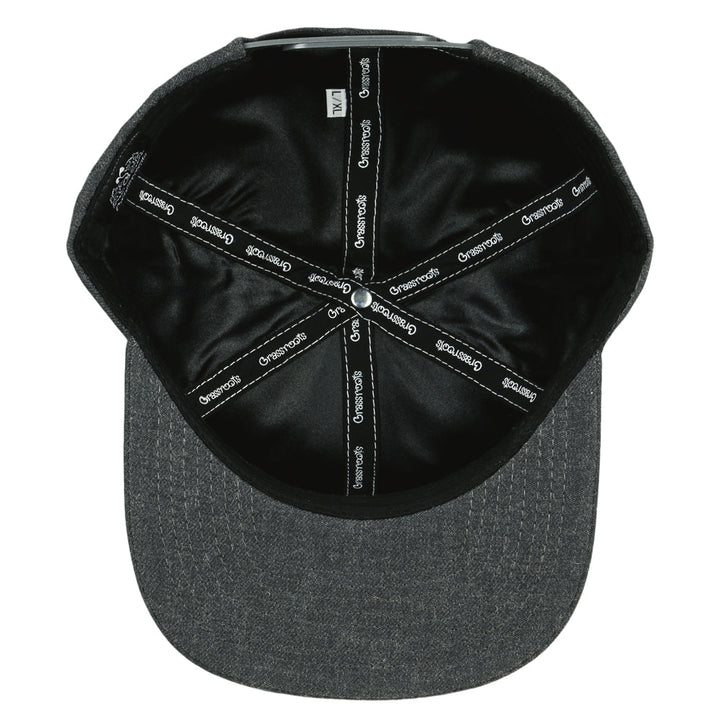 Grassroots Touch of Class Grey Snapback Hat - Headshop.com