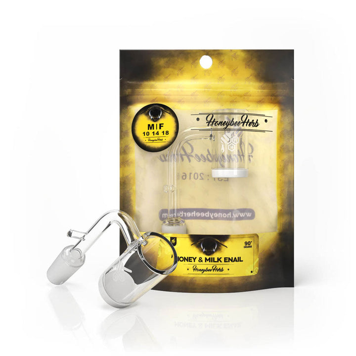HONEY & MILK ENAIL QUARTZ BANGER - 90° DEGREE | YL - Headshop.com