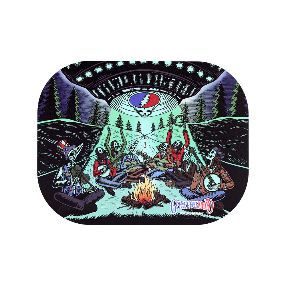 Grateful Dead x Pulsar Mini Magnetic Rolling Tray Lid - UFO Jam / 7"x5.5" - Headshop.com