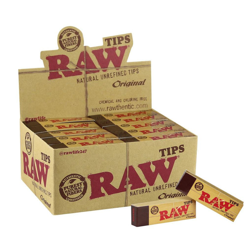 RAW Natural Unrefined Tips - Headshop.com