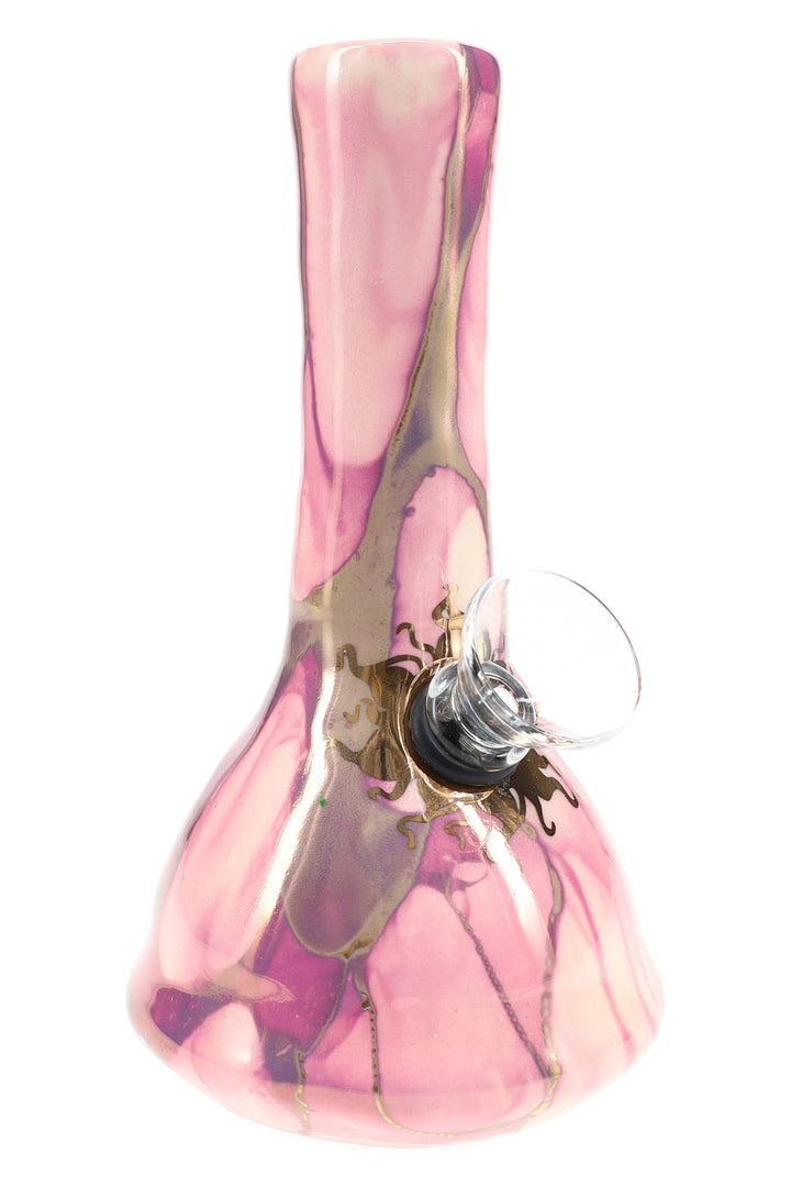 Ancient Creations Ceramics Mini Ceramic Water Pipe – 5″ – US-Made