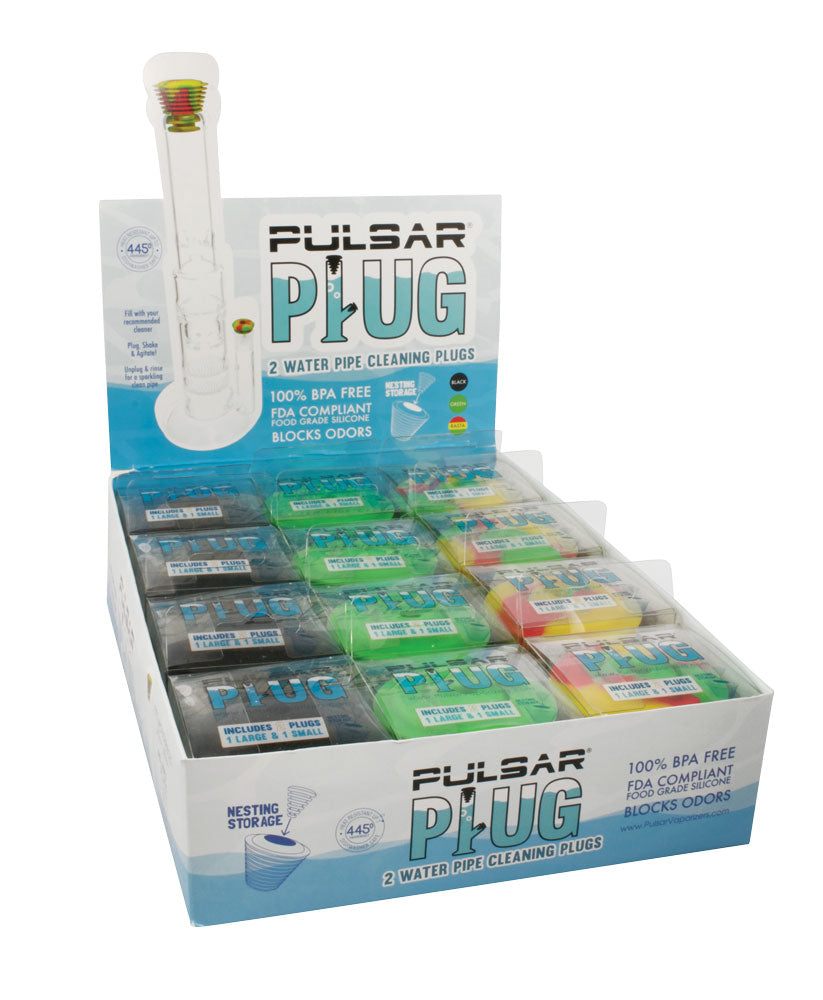 Pulsar Plug - Assorted Colors - 12PC DISPLAY - Headshop.com
