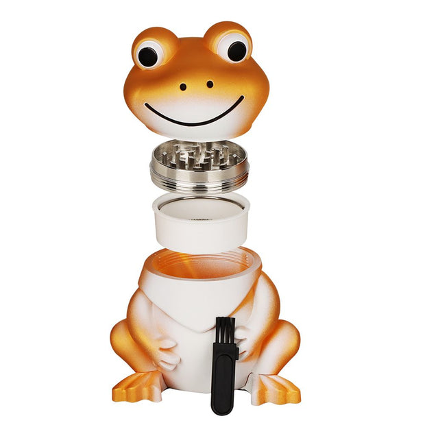 6CT DISPLAY - SeshGear Froggy Grinder - 4pc / 1.75" / Assorted Colors
