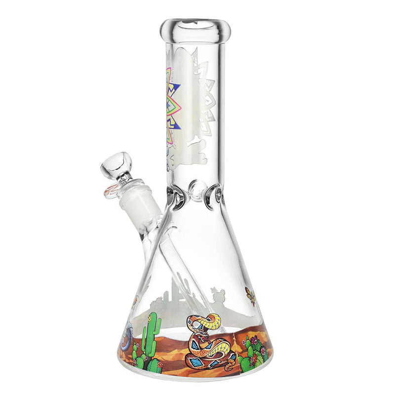 Pulsar Full Wrapped Beaker Water Pipe -10.5"/14mm F/Psychedelic Desert - Headshop.com