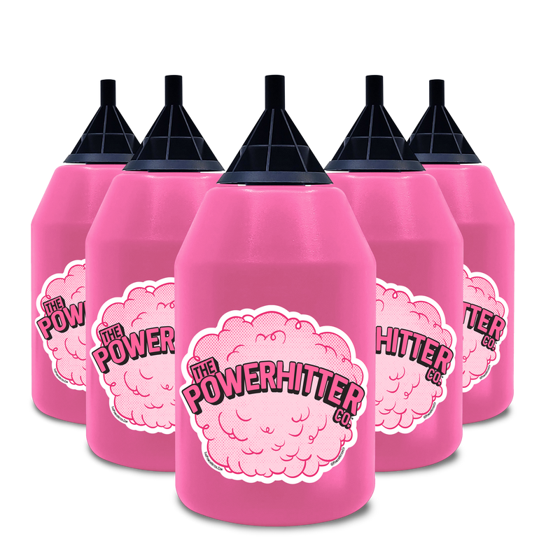 Authentic PowerHitter by The PowerHitter Co.-Pink 5 Pack - Headshop.com