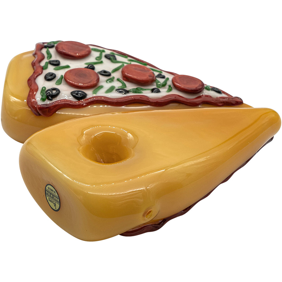 LA Pipes "Potperoni" Glass Pizza Pipe - Headshop.com