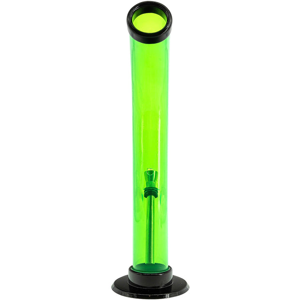 Acrylic Curved Tube Bong 10''