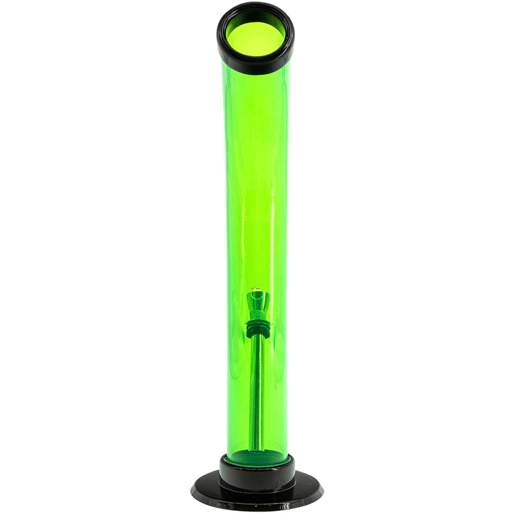 Acrylic Curved Tube Bong 10''