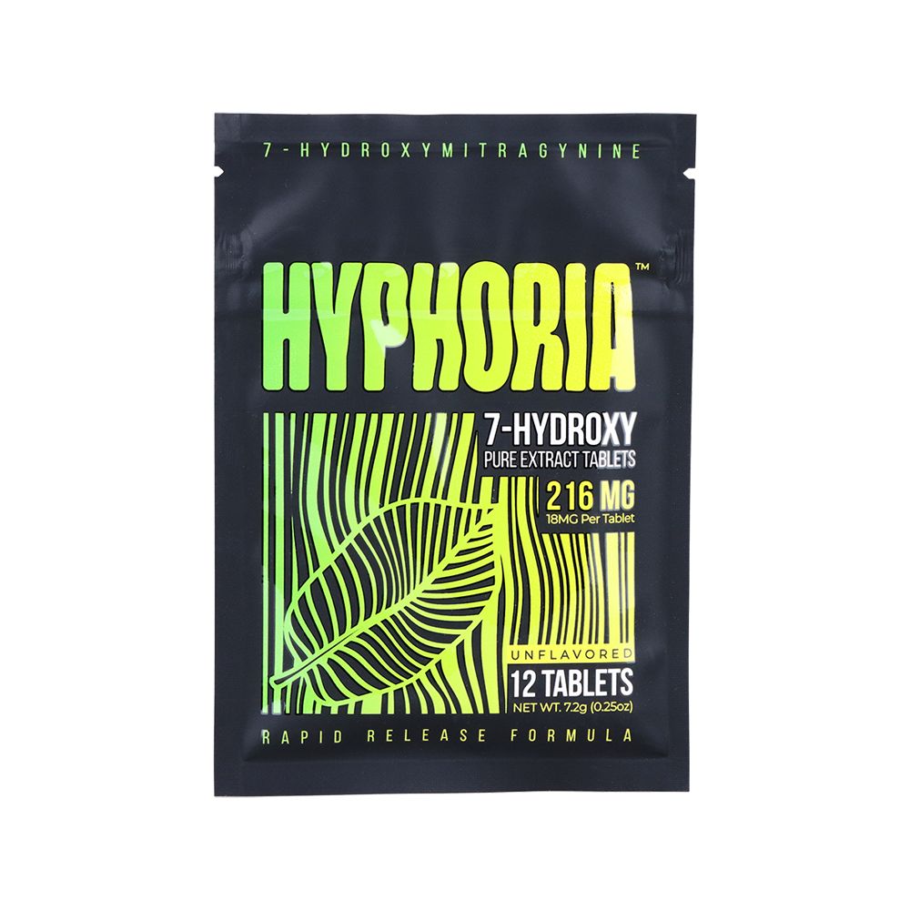 Hyphoria 7-Hydroxymitragynine Tablets - 18MG / 12pc 5ct - Headshop.com