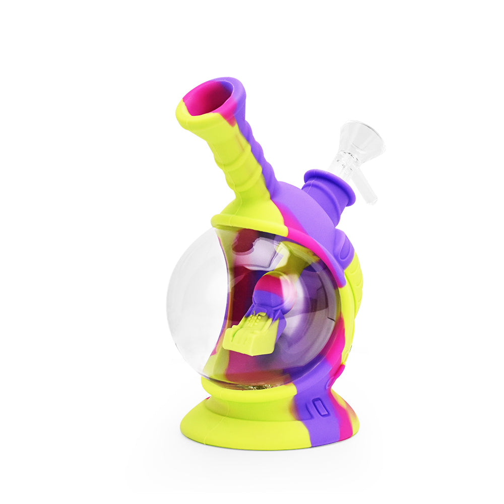 Ritual - 7.5'' Silicone Astro Bubbler - Miami Sunset - Headshop.com
