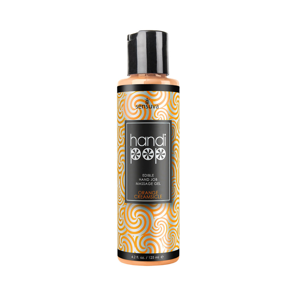 Sensuva HandiPop Edible Massage Gel Orange Creamsicle 4.2 oz. - Headshop.com