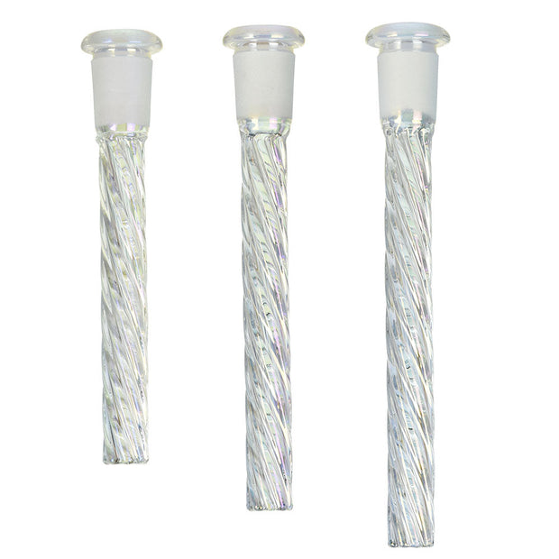 24PC DISP - Pulsar Rainbow Twist Downstem - Asst Sizes & Colors - Headshop.com