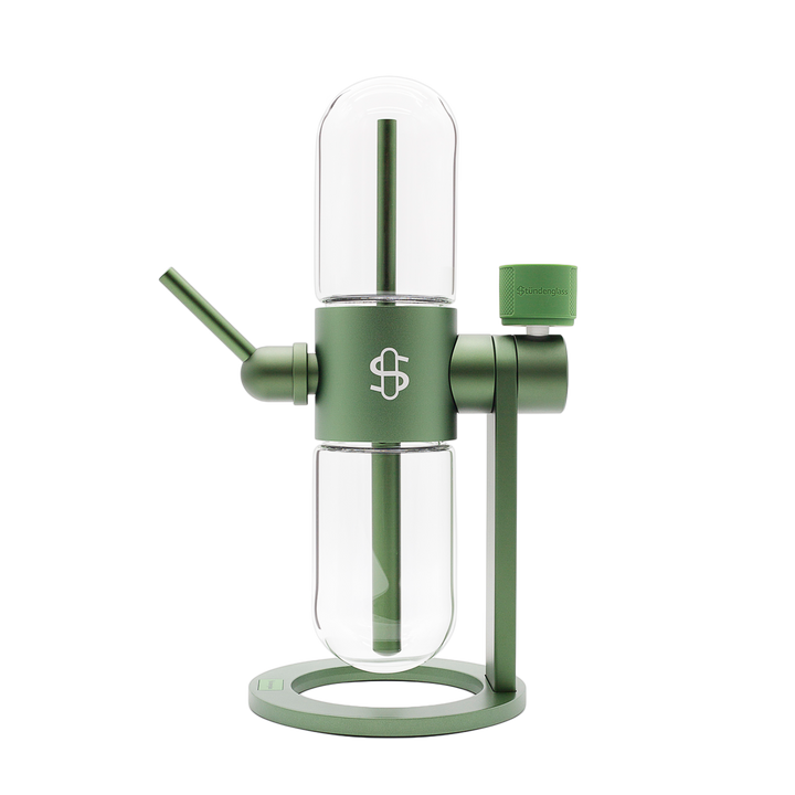 Stündenglass Gravity Infuser - Olive Green | 360° Gravity Hookah - Headshop.com