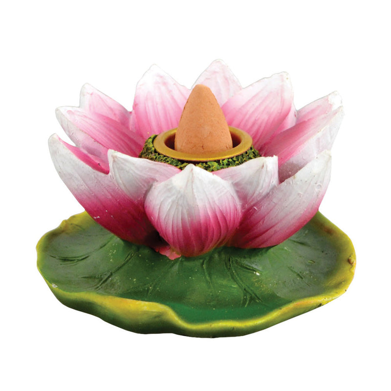 Lotus Flower Backflow Incense Burner - Headshop.com
