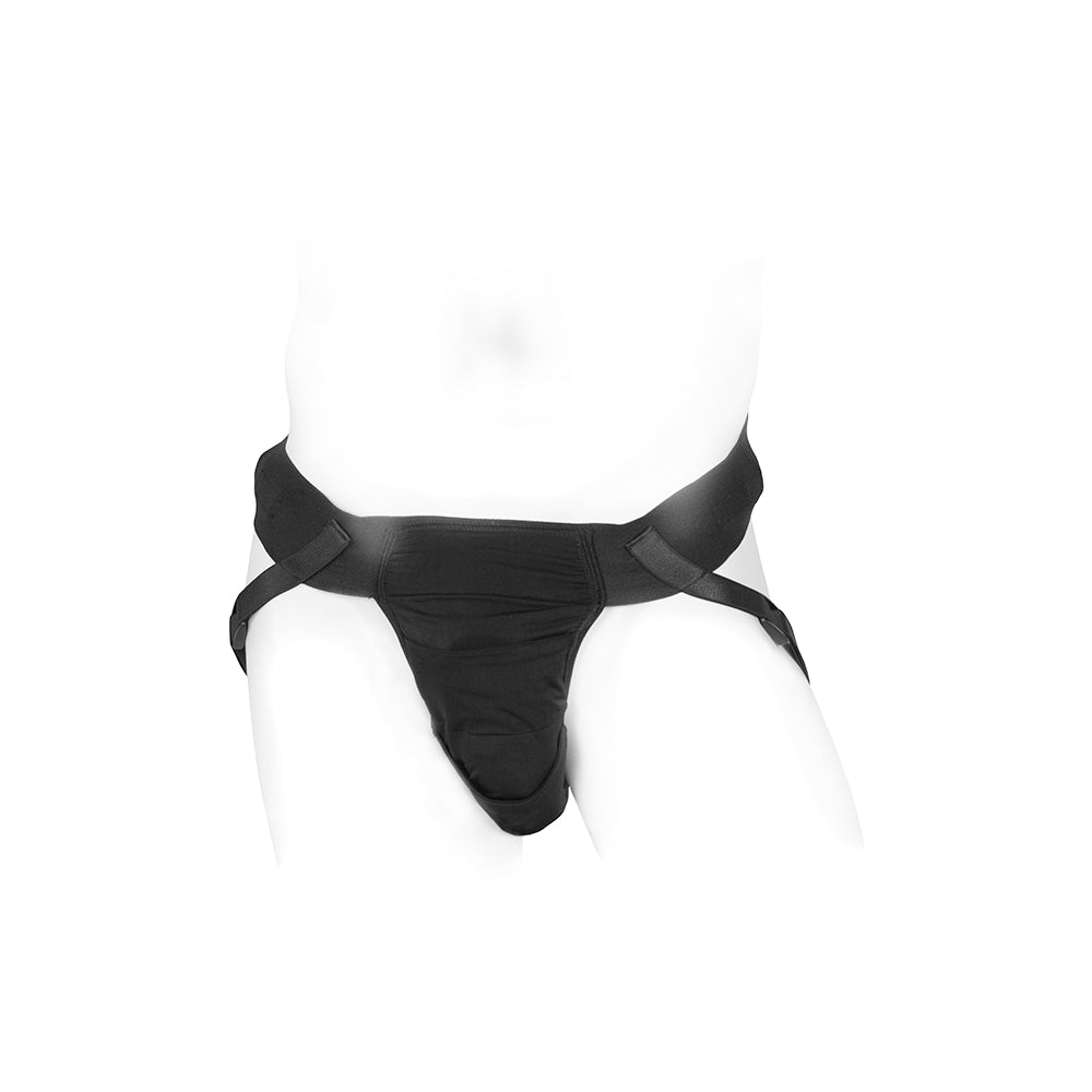 SpareParts Deuce Double Strap Harness Black Size B Regular - Headshop.com