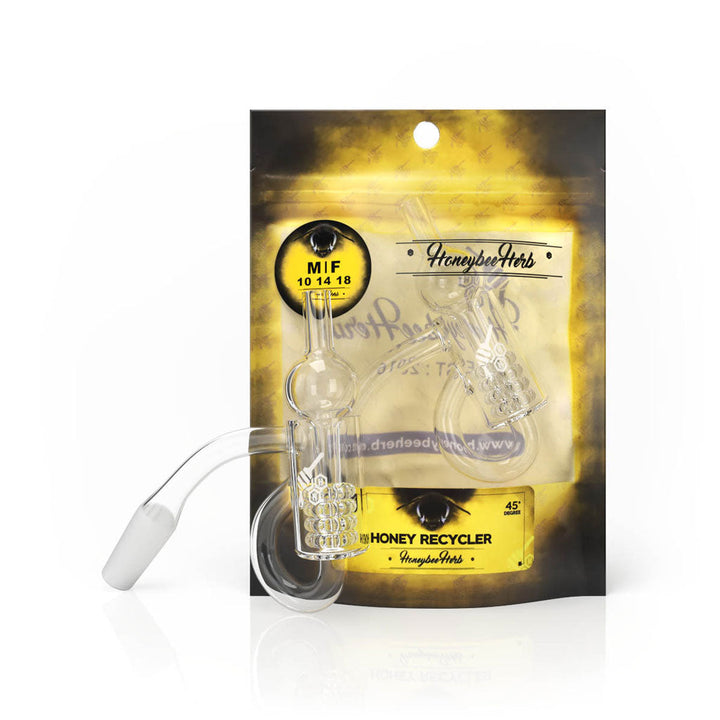 HONEY RECYCLER QUARTZ BANGER - 45° DEGREE | YL - Headshop.com