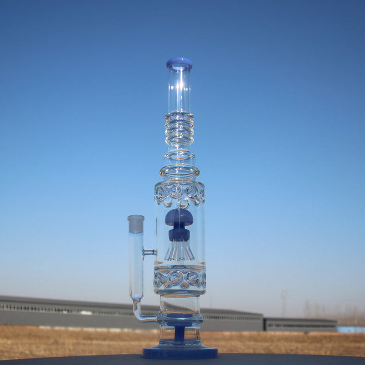 19.5" Jellyfish Sprinkler & Matrix Perc Glass Water Pipe - Headshop.com