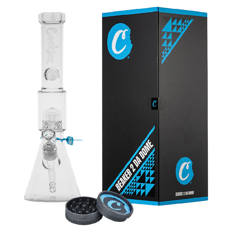 Cookies 2 Da Dome Beaker Glass Water Pipe w/ Perc - 17" / 14mm F - Headshop.com