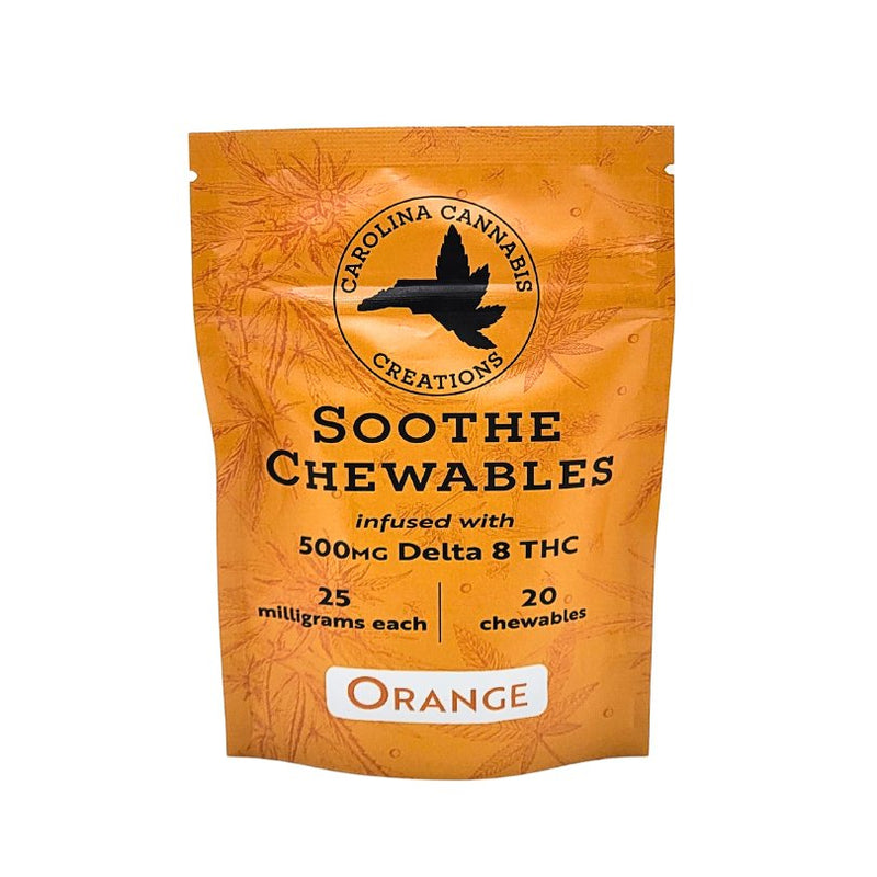 Soothe Chewables | Delta 8 | Orange 20ct bag - Headshop.com