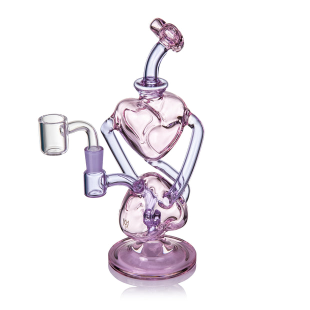 Mj Arsenal HTH (Heart to Heart) Mini Dab Rig - Headshop.com