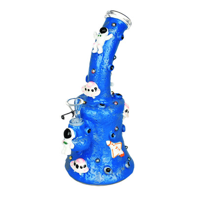 Astronauts 3D Painted Water Pipe - 9.5" / 14mm F - Headshop.com