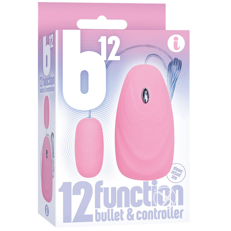The 9's B12 Bullet 12 Function Bullet & Remote Pink - Headshop.com