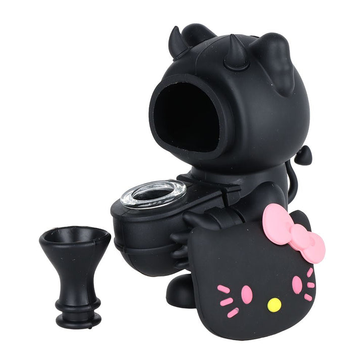 Hello Kitty Silicone Bubbler - 5.5 - Headshop.com