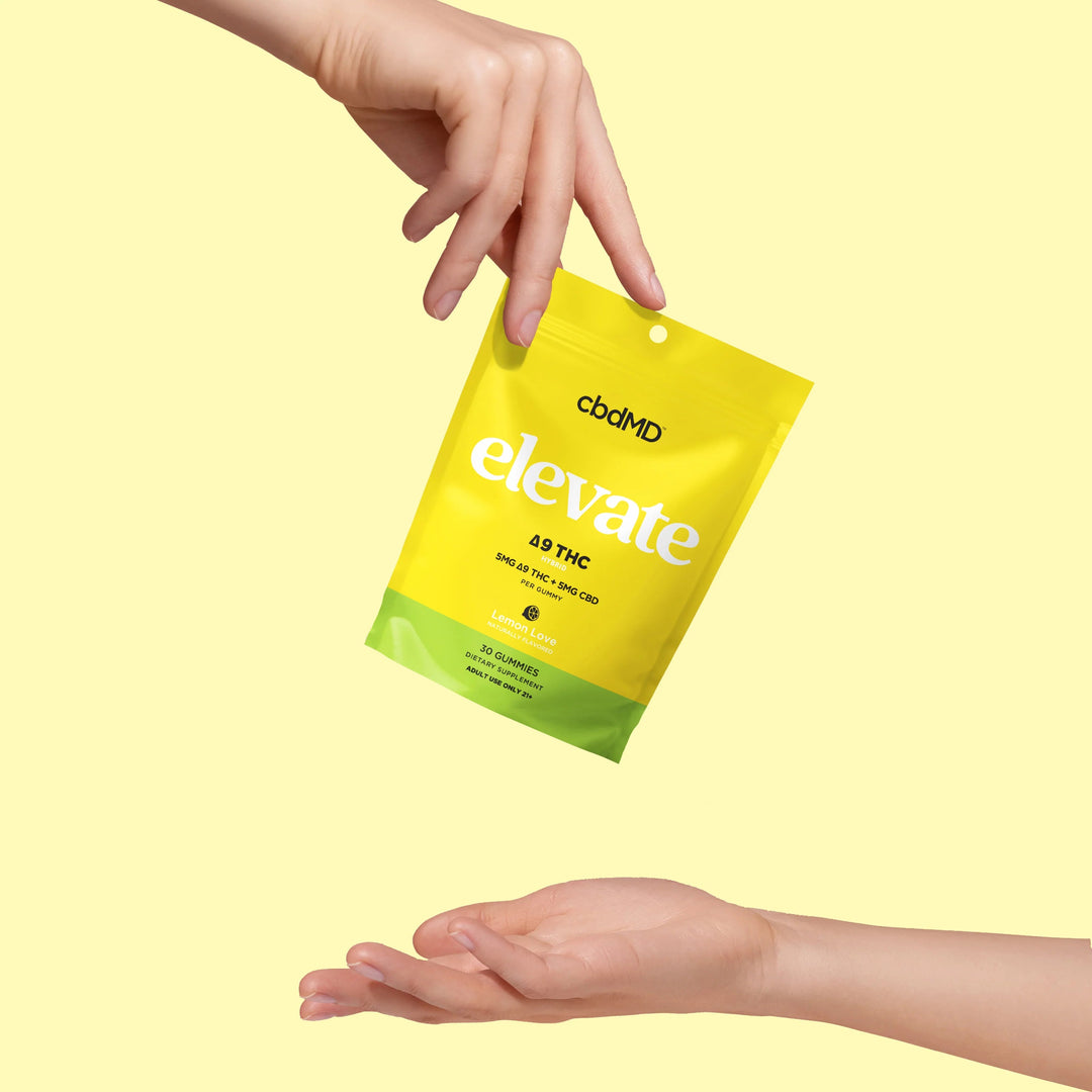 Delta 9 THC Elevate Gummies 100MG - Lemon Love - Headshop.com