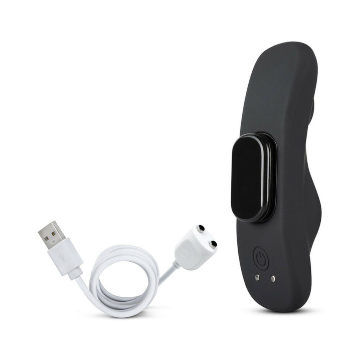 Temptasia Panty Vibe Rechargeable Remote-Controlled Silicone Wearable Vibrator Black - Headshop.com