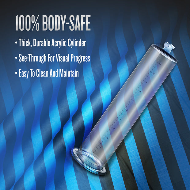 Performance - 12in x 2.5in Penis Pump Cylinder - Clear - Headshop.com