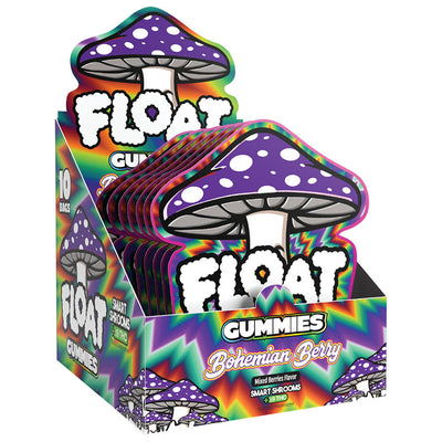 Float D9 Smart Shroom Gummies | 10pc | 100mg | 10pc Display - Headshop.com