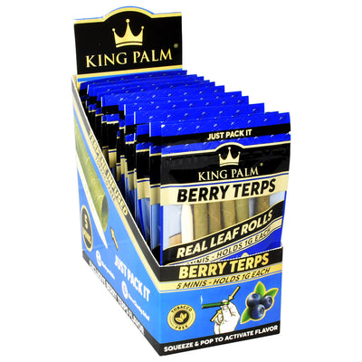 15PC DISP - King Palm Wrap Pouches - 5pk / Mini - Headshop.com