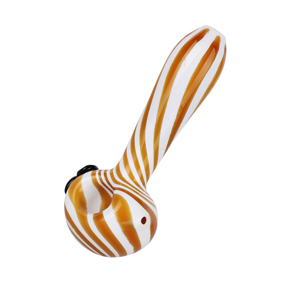 Vortex Of The Heart Glass Spoon Pipe - 5" / Colors Vary - Headshop.com