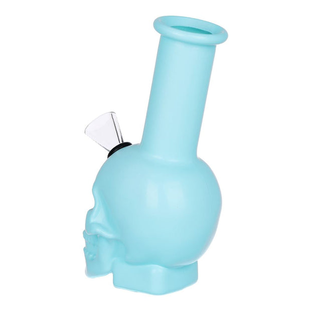 SeshGear Pastel Skull Glass Water Pipe - 6" / Colors Vary - Headshop.com