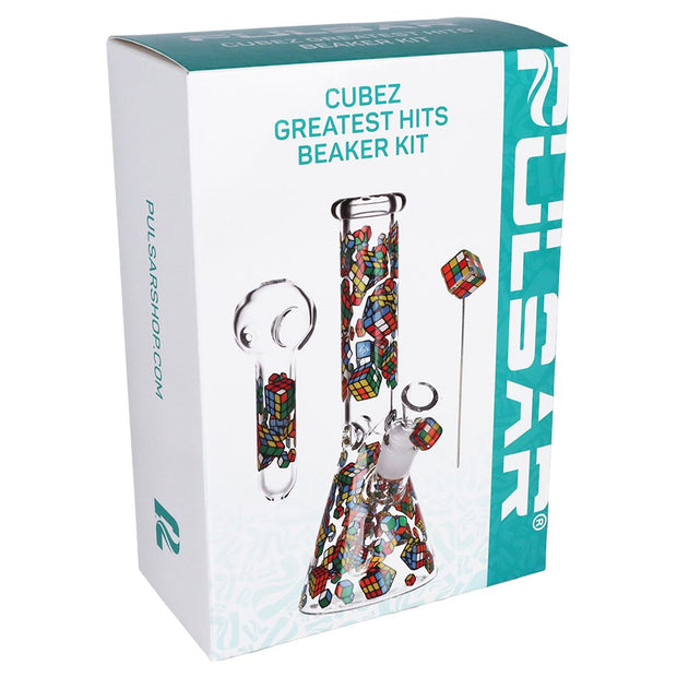 Pulsar Greatest Hits Series Glow Herb Pipe Duo / 10" / 14mm F - Headshop.com