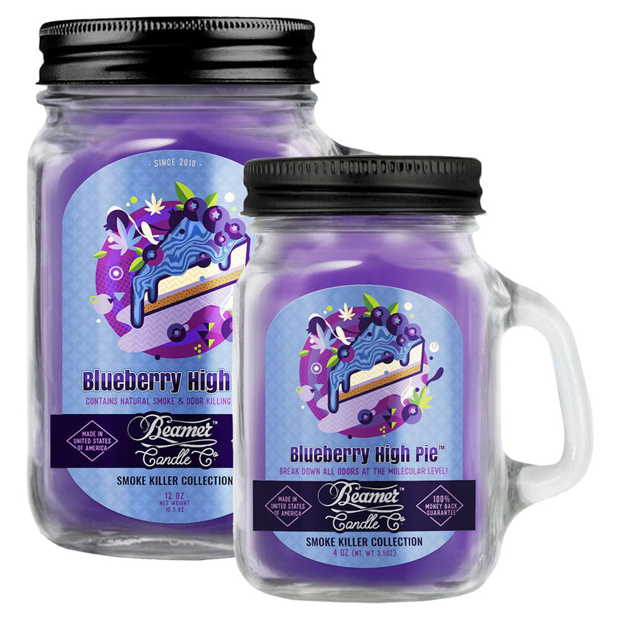Beamer Candle Co. Mason Jar Candle | Blueberry High Pie - Headshop.com