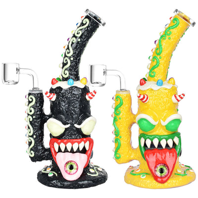 Gingerbread Monster Dab Rig - 9.75" / 14mm F / Colors Vary - Headshop.com