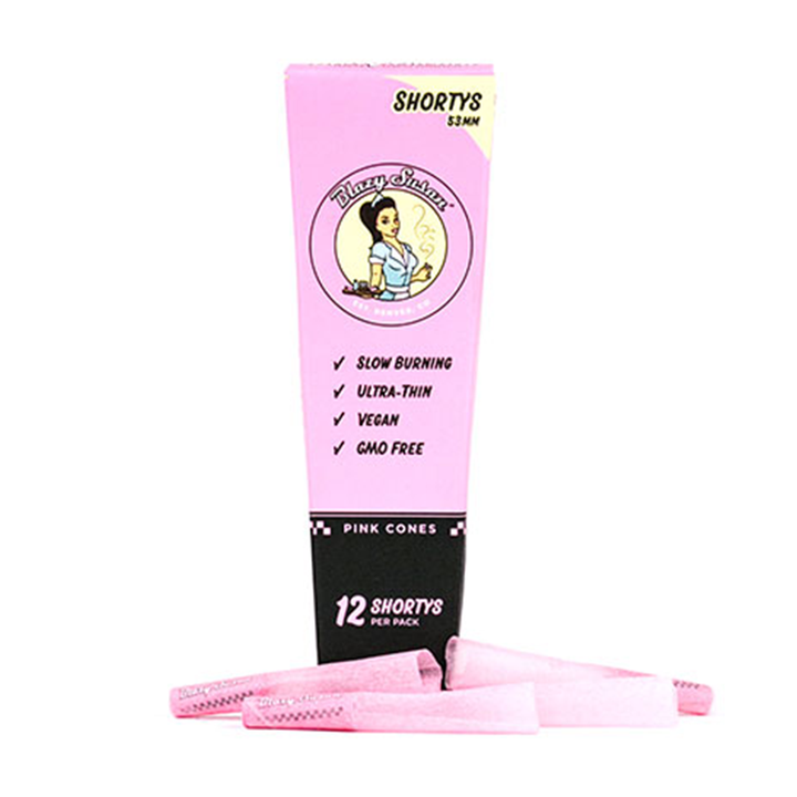 Blazy Susan Pink Paper Cones - Headshop.com